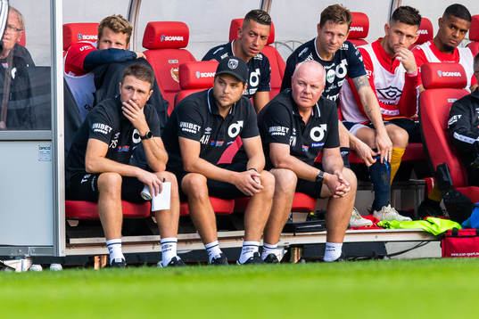 Degerfors tränare Andreas Holmberg deppar