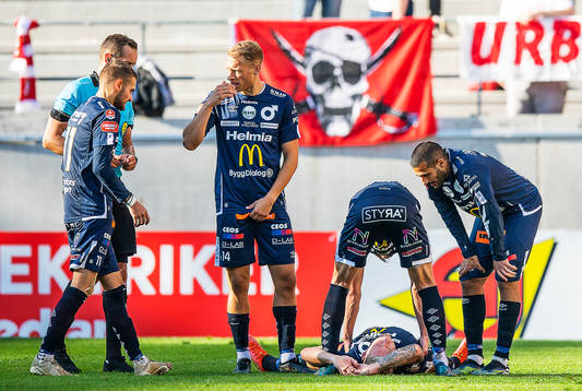 Degerfors Victor Edvardsen har ont