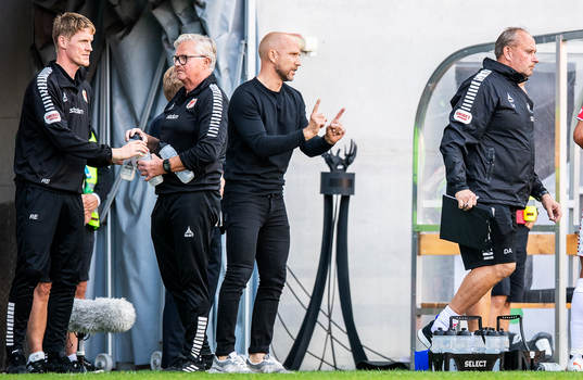 Kalmars assisterande tränare Rasmus Elm och tränare