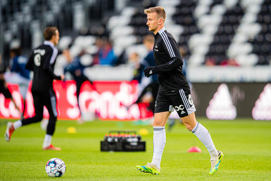 Erlend Dahl Reitan of Rosenborg warms up