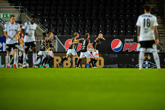 Zdenek Ondrasek of Tromsø celebrates