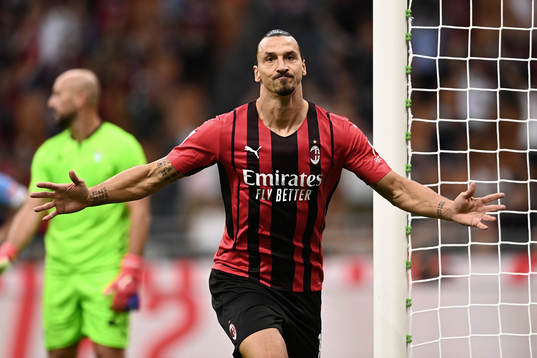 Zlatan Ibrahimovic of Milan