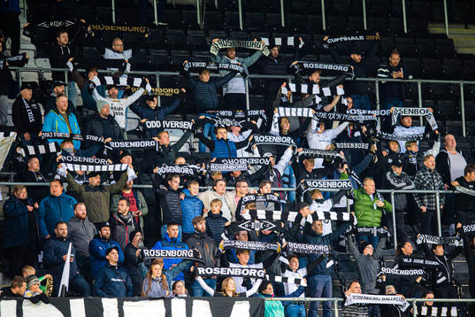Spectators in the stands