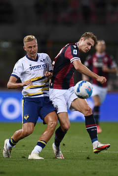 Antonin Barak of Verona and Mattias Svanberg of Bologna