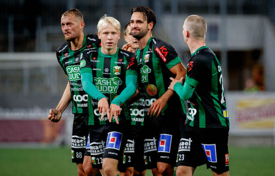 Varbergs Oliver Stanisic jublar
