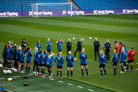 Martin Sjögren, head coach of the Norwegian women's