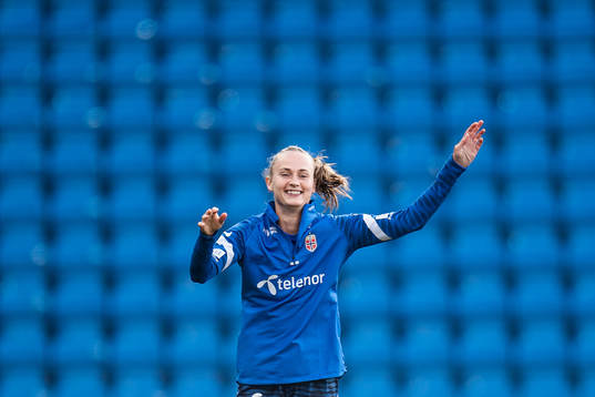 Caroline Graham Hansen of the Norwegian women's national