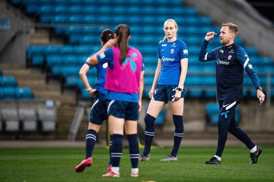 Martin Sjögren, head coach of the Norwegian women's