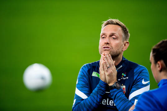 Martin Sjögren, head coach of the Norwegian women's