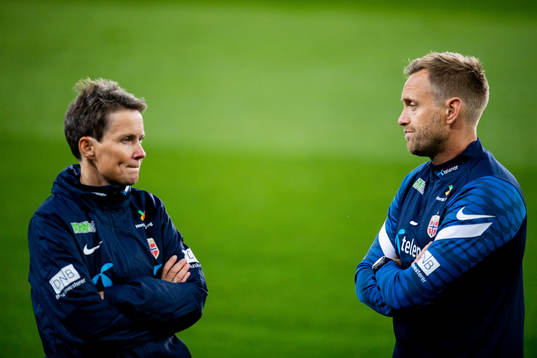 Lena Tyriberget, assistant coach, and Martin Sjögren, head