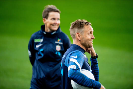 Lena Tyriberget, assistant coach, and Martin Sjögren, head