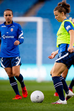 Guro Reiten and Synne Skinnes Hansen of the Norwegian