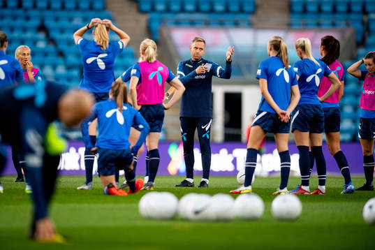 Martin Sjögren, head coach of the Norwegian women's
