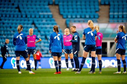 Martin Sjögren, head coach of the Norwegian women's