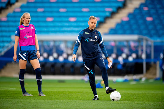 Martin Sjögren, head coach of the Norwegian women's
