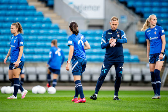Martin Sjögren, head coach of the Norwegian women's
