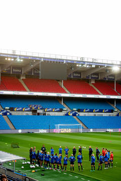 Players of the Norwegian women's national football team
