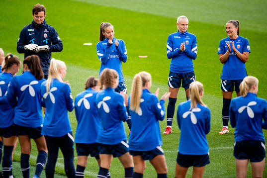 Guro Reiten of the Norwegian women's national football team
