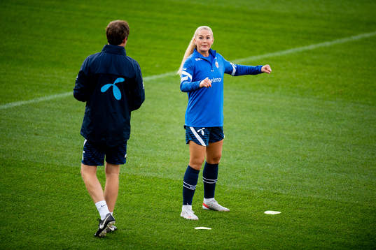 Lisa-Marie Karlseng Utland of the Norwegian women's