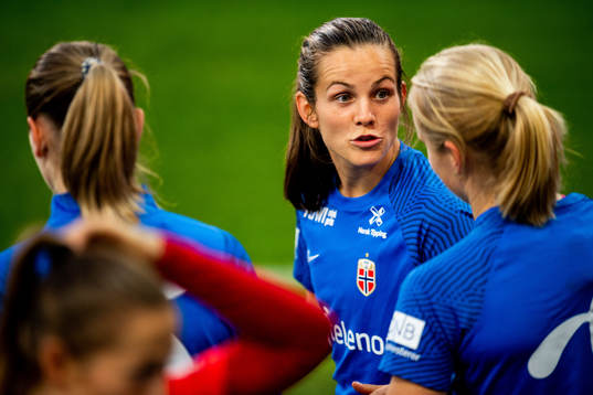 Tuva Hansen of the Norwegian women's national football team