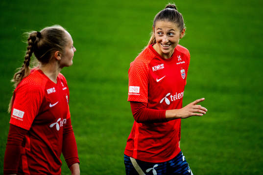 Goalkeeper Cecilie Hauståker Fiskerstrand of the Norwegian