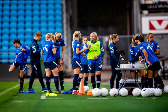 Players of the Norwegian women's national football team