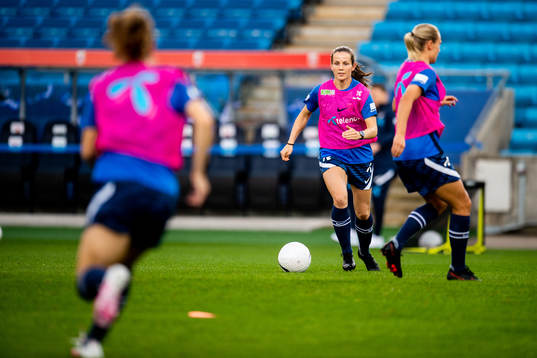 Tuva Hansen of the Norwegian women's national football team
