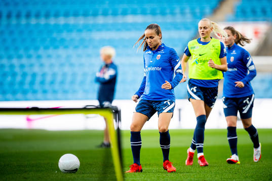 Guro Reiten of the Norwegian women's national football team