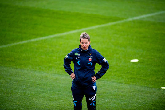 Lena Tyriberget, assistant coach of the Norwegian women's