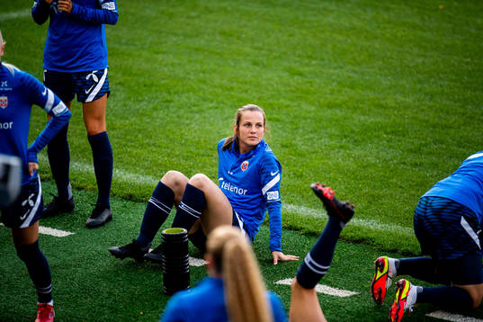 Tuva Hansen of the Norwegian women's national football team