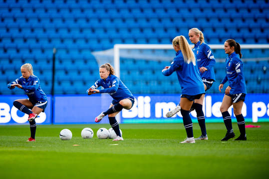 Players of the Norwegian women's national football team