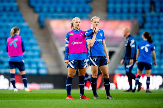 Amalie Vevle Eikeland and Julie Blakstad of the Norwegian