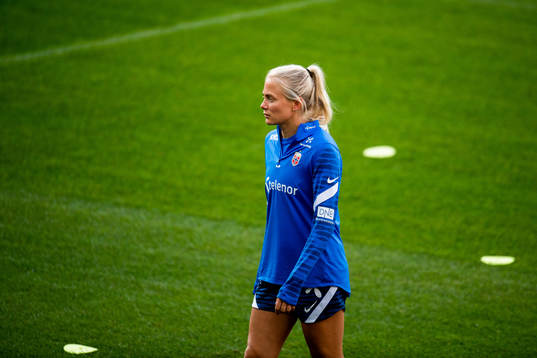 Guro Bergsvand of the Norwegian women's national football
