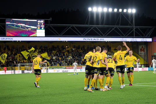 Elfsborgs spelare jublar