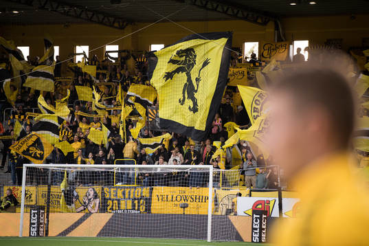 Elfsborgs supportrar vid inmarschen