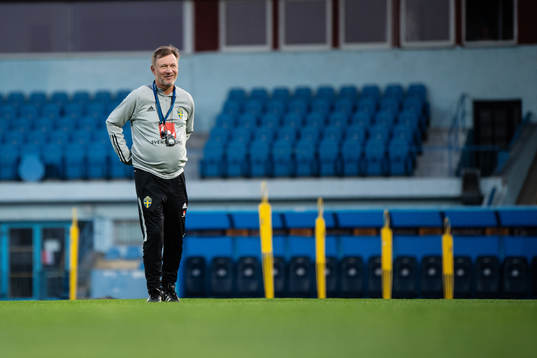 Peter Gerhardsson, head coach of the Swedish women's
