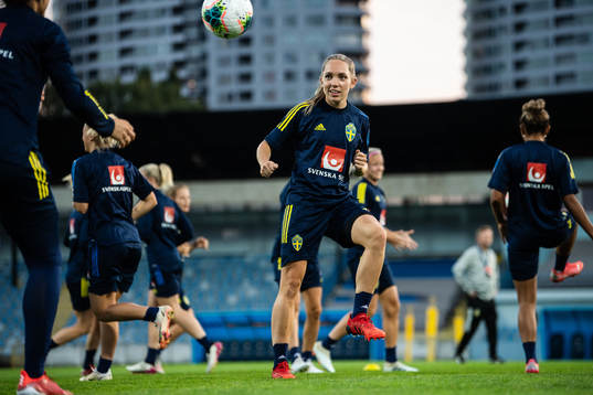 Elin Rubensson of the Swedish women's national football team