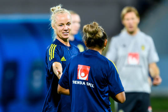 Caroline Seger of the Swedish women's national football team