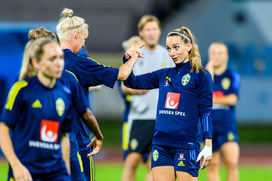 Kosovare Asllani of the Swedish women's national football