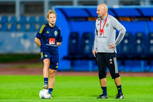Anna Anvegård of the Swedish women's national football team