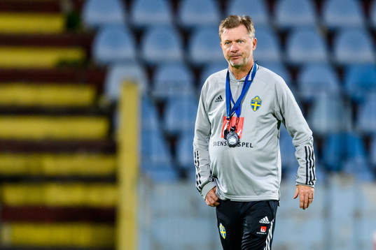 Peter Gerhardsson, head coach of the Swedish women's