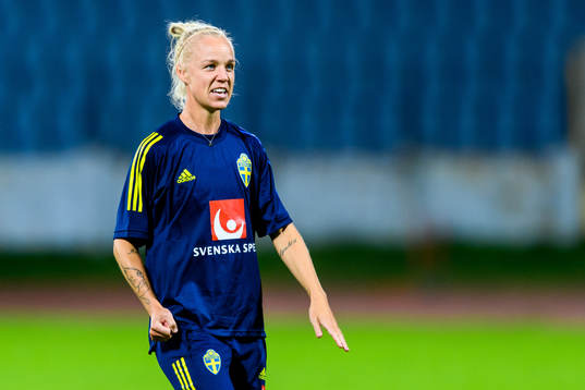 Caroline Seger of the Swedish women's national football team