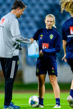 Rebecka Blomqvist of the Swedish women's national football