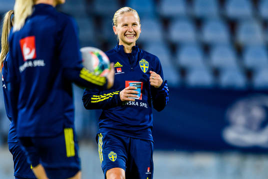 Filippa Curmark of the Swedish women's national football