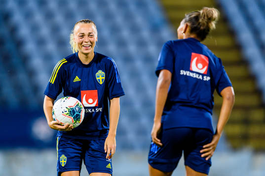 Hanna Bennison of the Swedish women's national football team