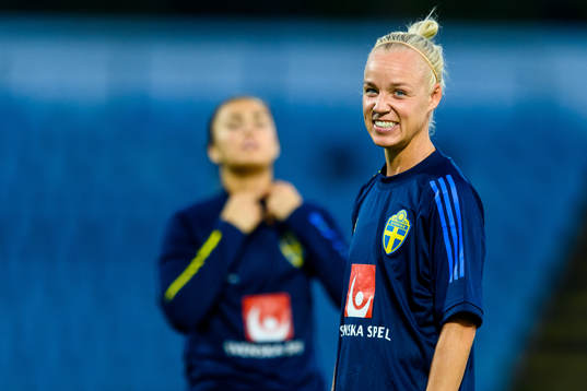 Caroline Seger of the Swedish women's national football team