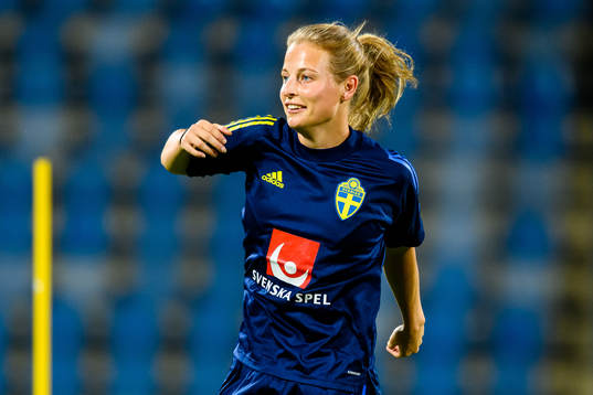 Anna Anvegård of the Swedish women's national football team