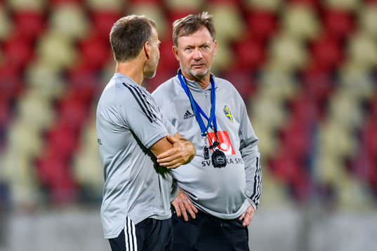 Peter Gerhardsson, head coach of the Swedish women's