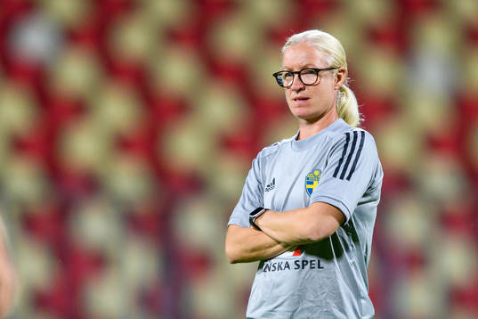 Victoria Sandell, assistant coach of the Swedish women's