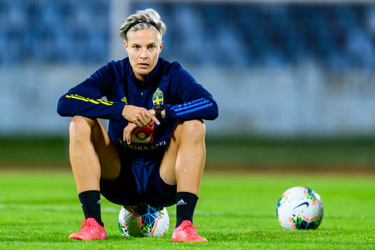 Lina Hurtig of the Swedish women's national football team